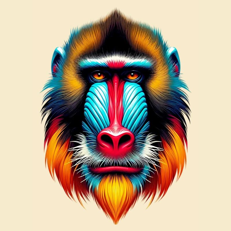 Mandrill-Affe