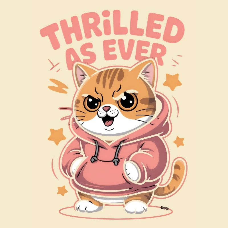 Conception ludique du sweat à capuche pour chat