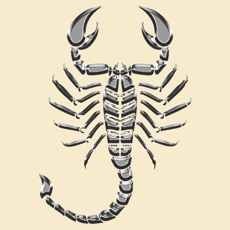 Scorpion metallic chrome