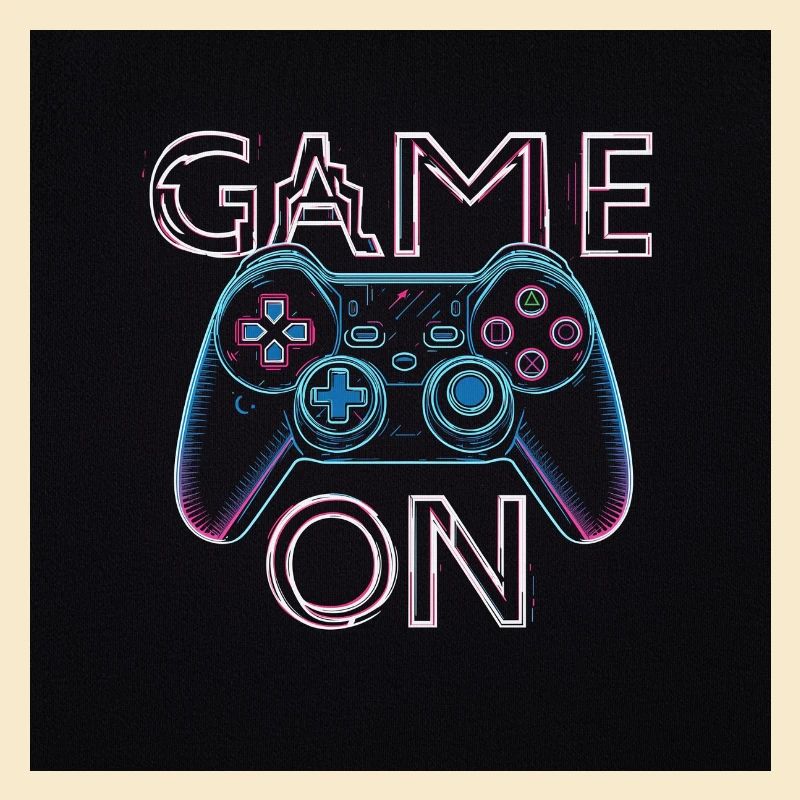 Neon Gaming Controller Design