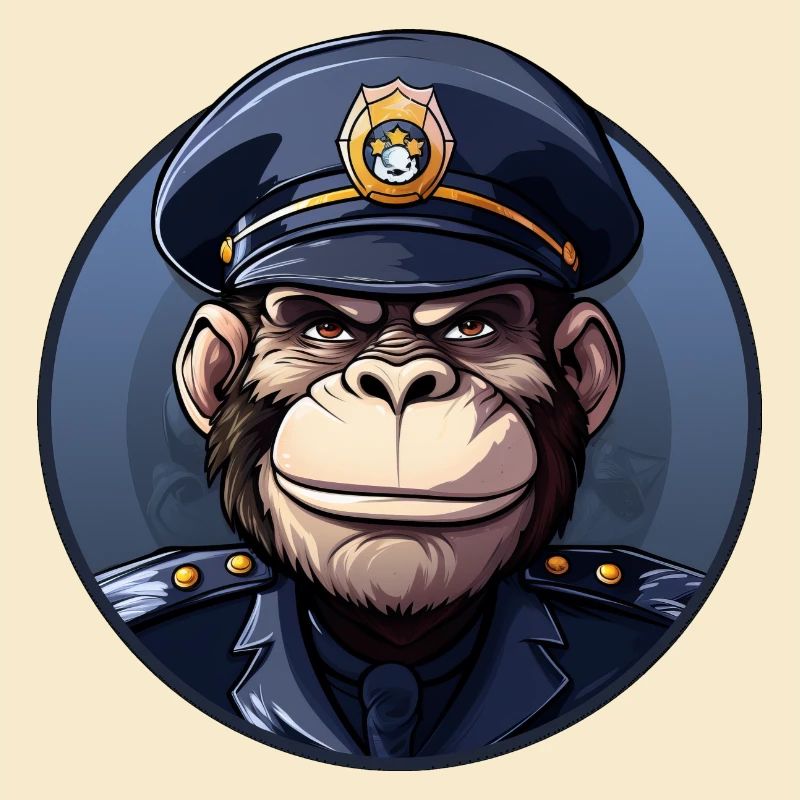 Monkey Policewoman