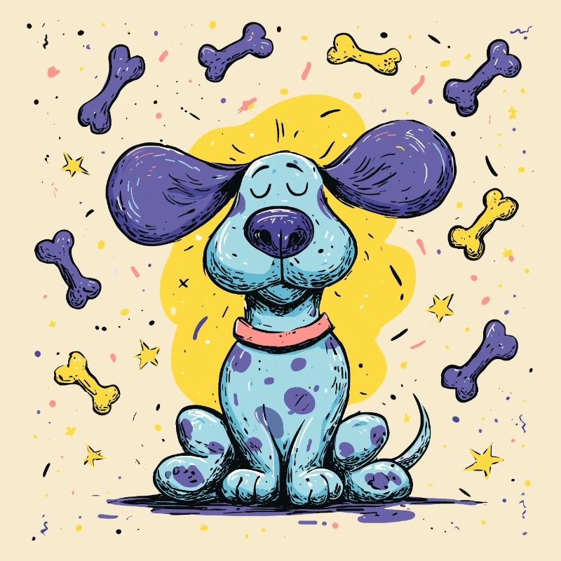 Stardog en orbite colorée