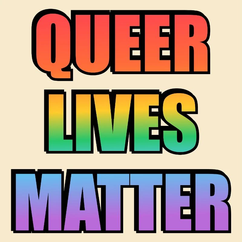 Queer Lives Matter Regenbogen