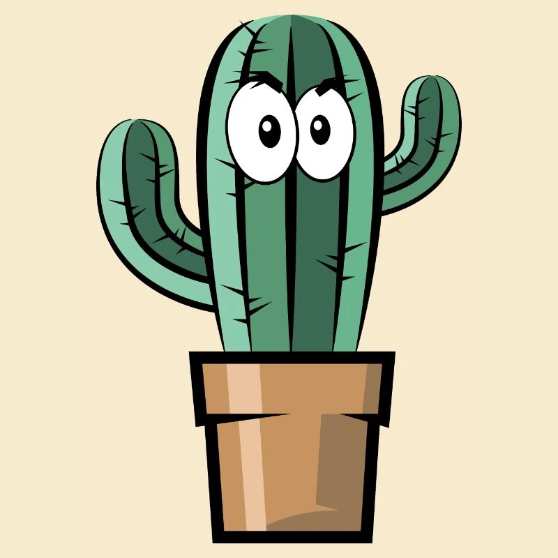 comic kaktus symbol geschenkidee comic fun cactus