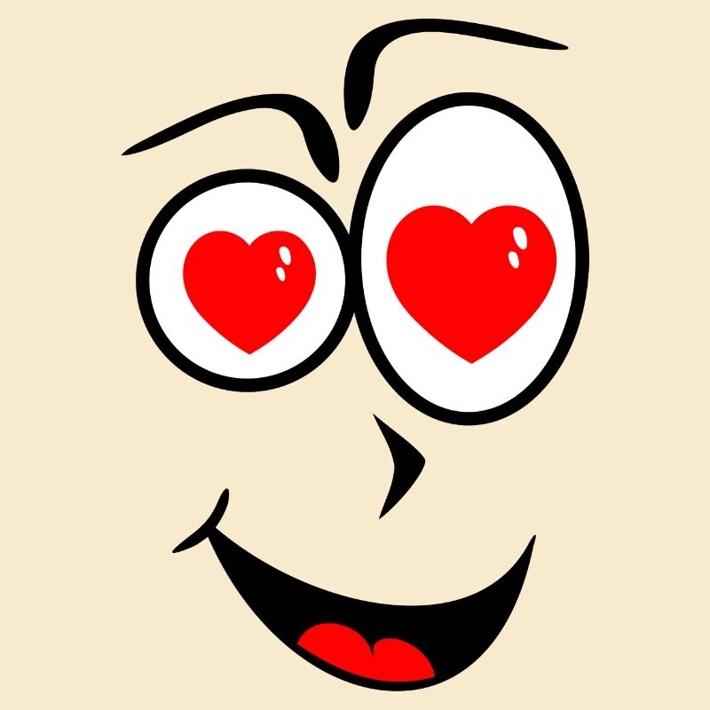 Smiling face with heart eyes