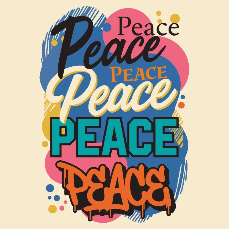 Peace als Graffiti