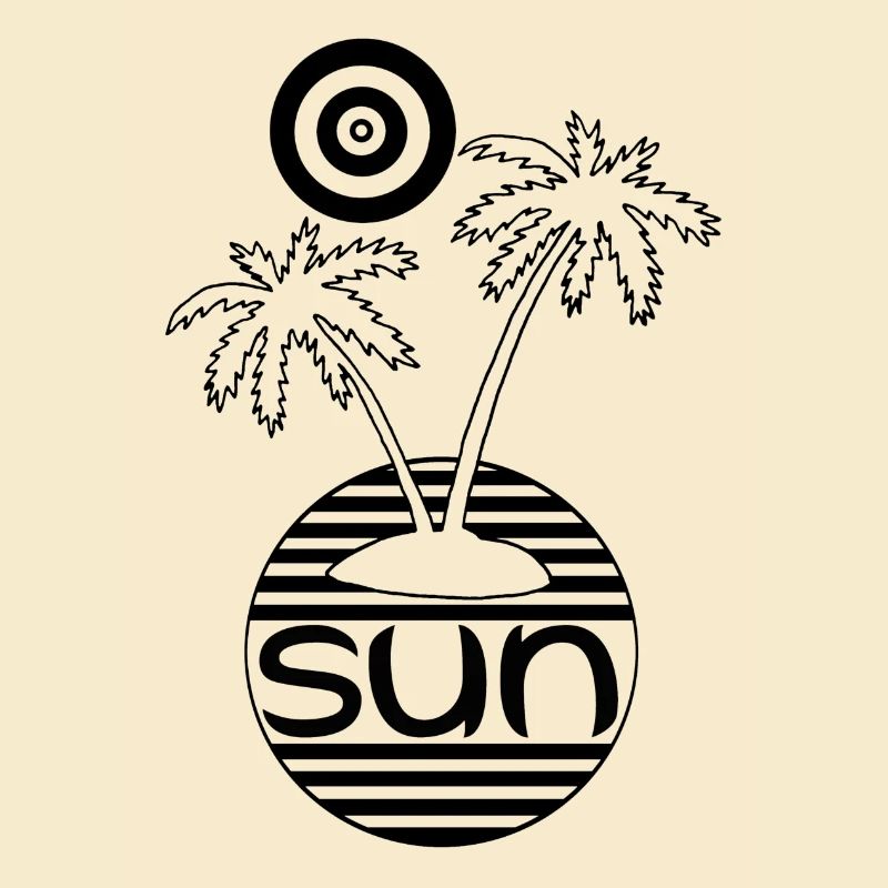 Sonne im Paradies (Schwarz)