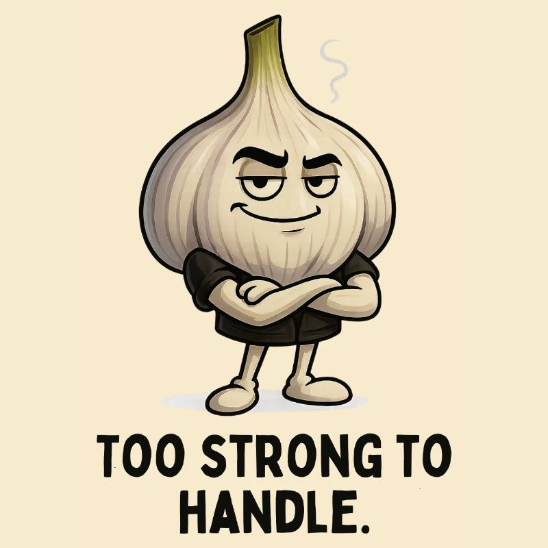 Too strong to touch garlic