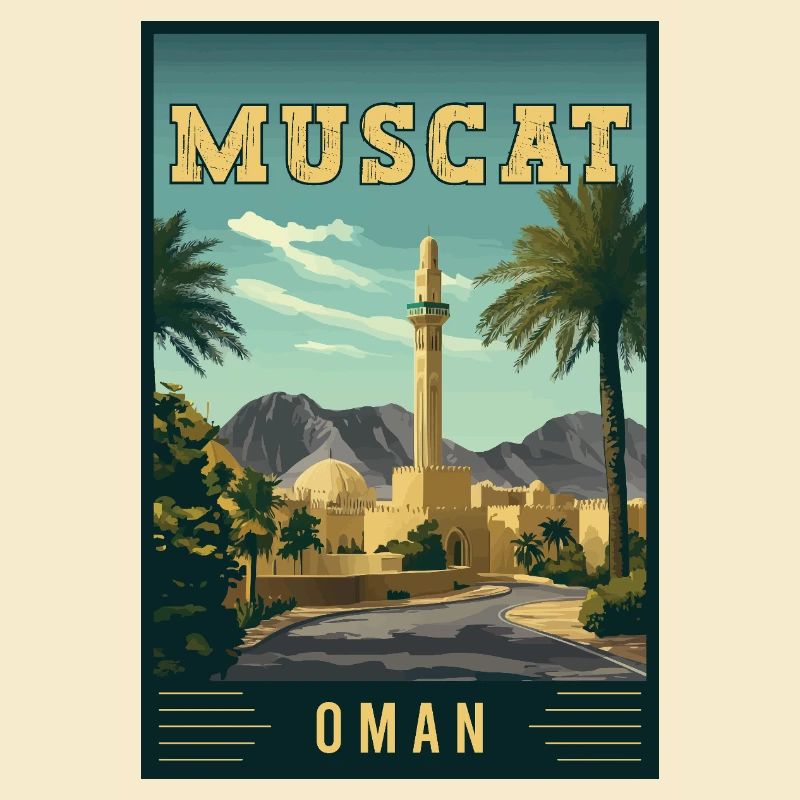 Découvrez la beauté arabe de Mascate à Oman