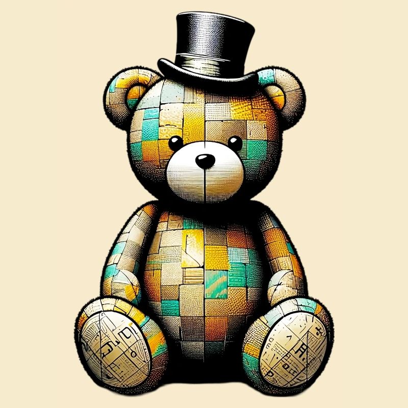 Teddy Bear Chapeau haut de forme Teddy Bear
