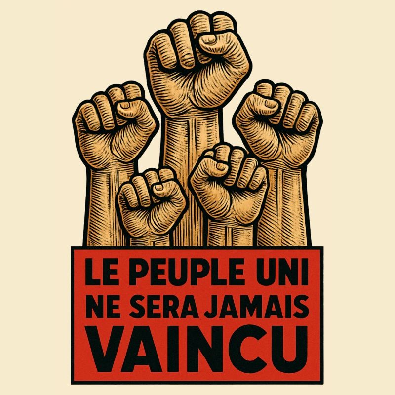Le peuple uni ne sera jamais vaincu