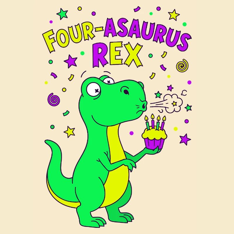4e anniversaire du Quatre-Asaurus Rex