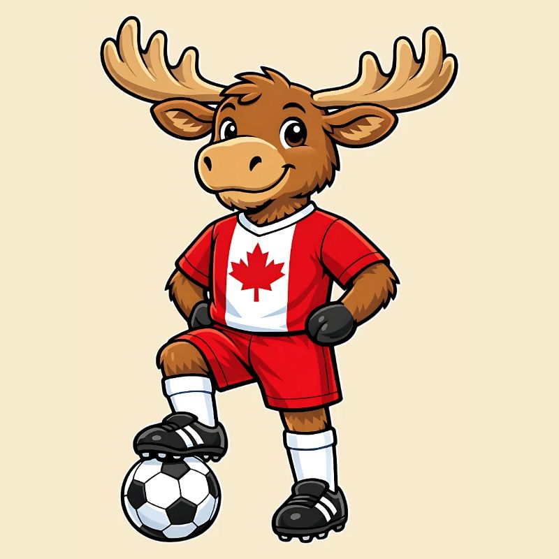 Champion des Moose Canada Fan Drapeau canadien