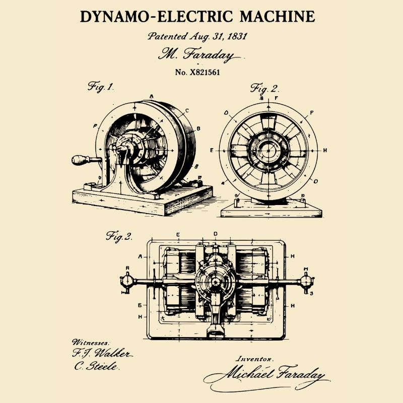 Plan de brevet pour machine électrique