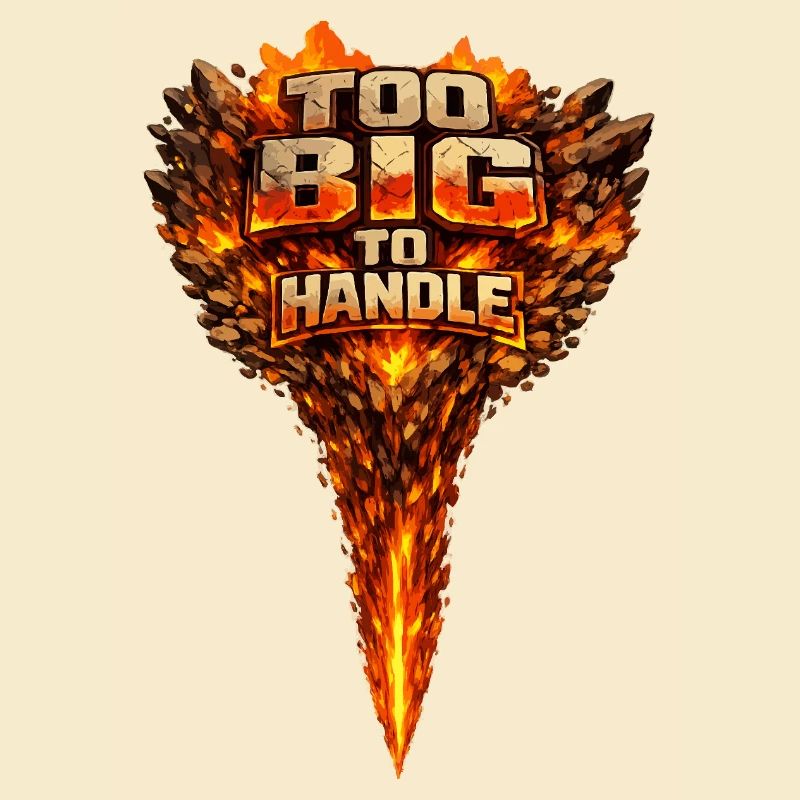 Too Big to Handle Flame Logo