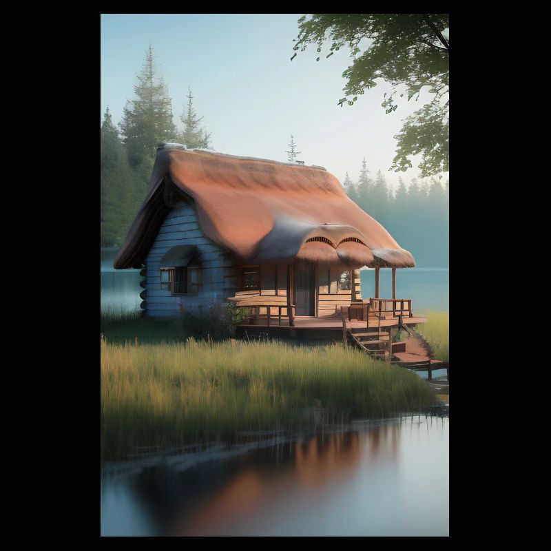 Charming lakeside cabin