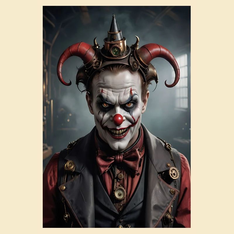 Steampunk Devil Clown