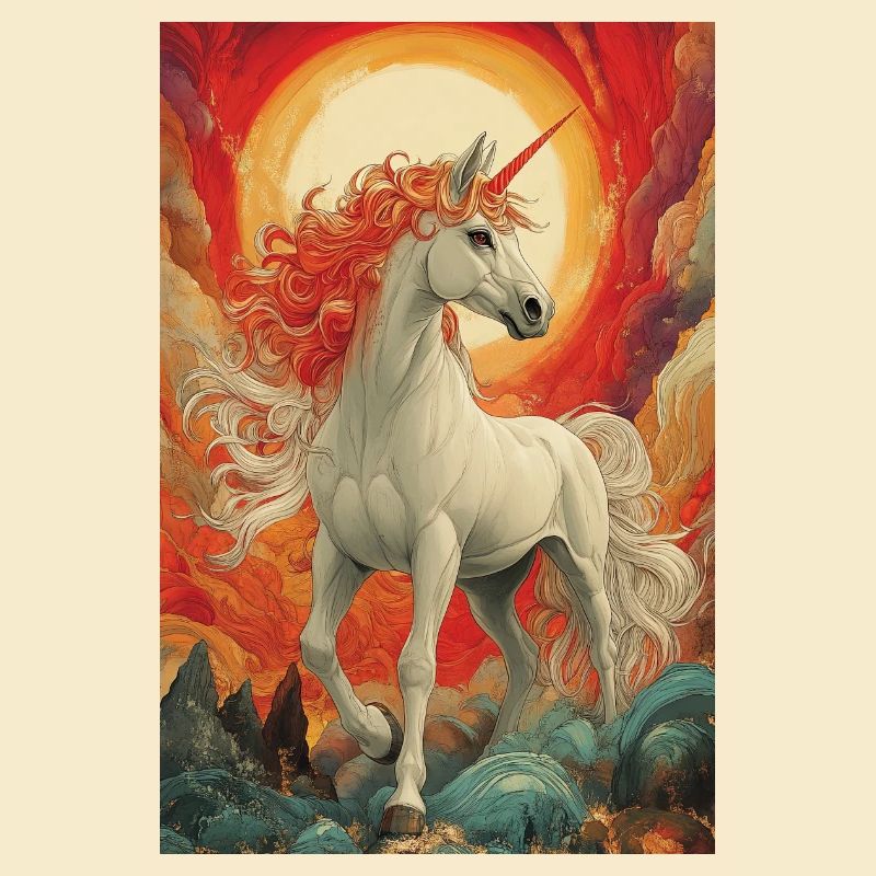 Feuerhimmel Einhorn