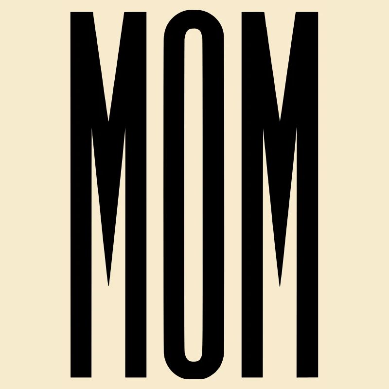 Typographie moderne pour les mamans et les mamans