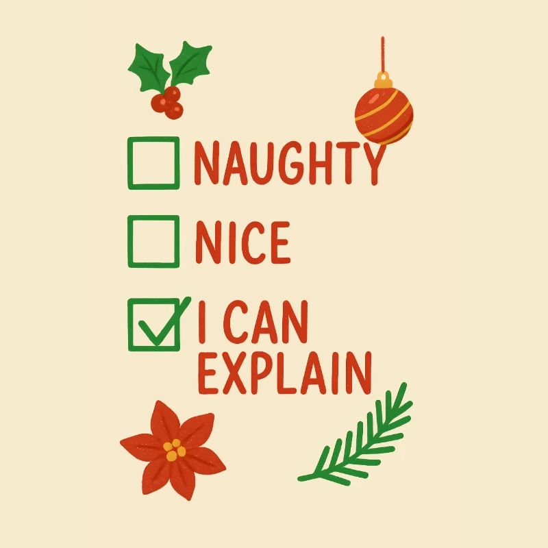 Noël, vilain, je peux expliquer ça