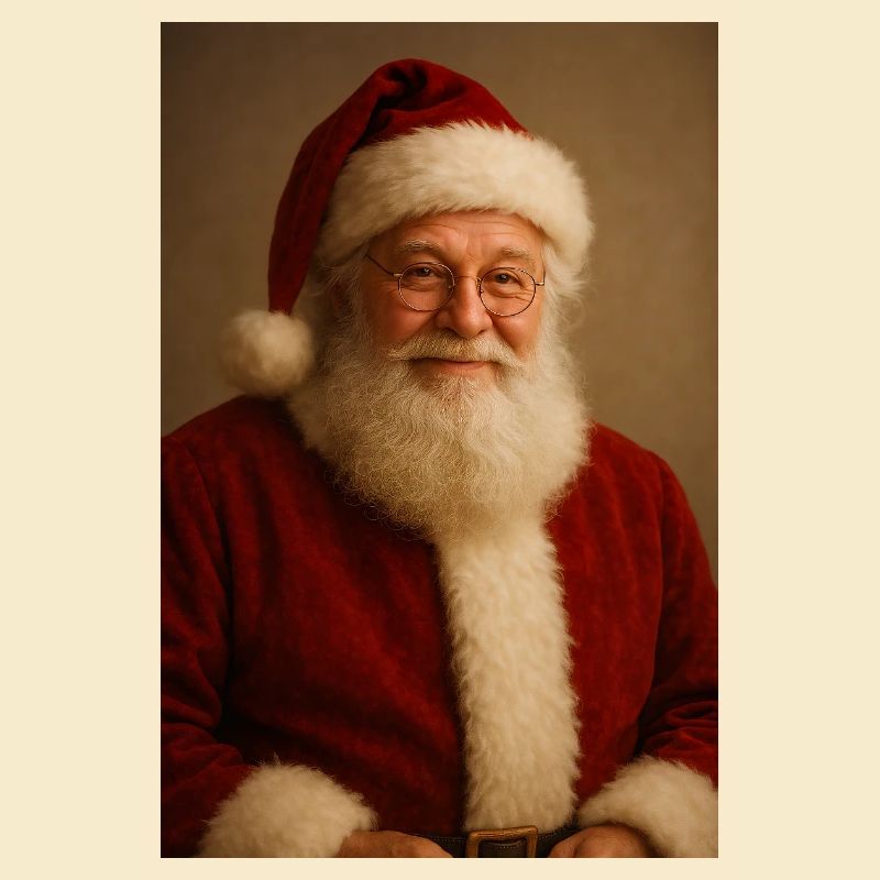 Weihnachtsmann-Klassiker in rotem Fell
