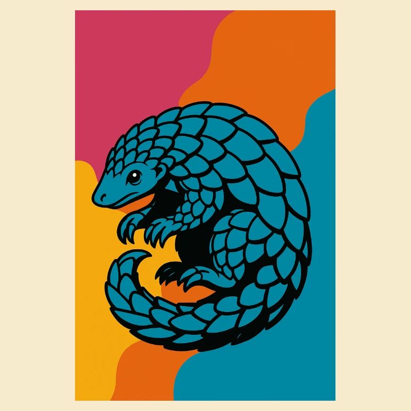Pangolin Pop Art