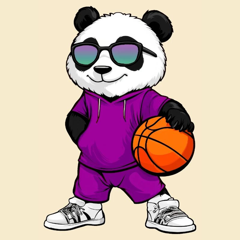 Basketballer Panda