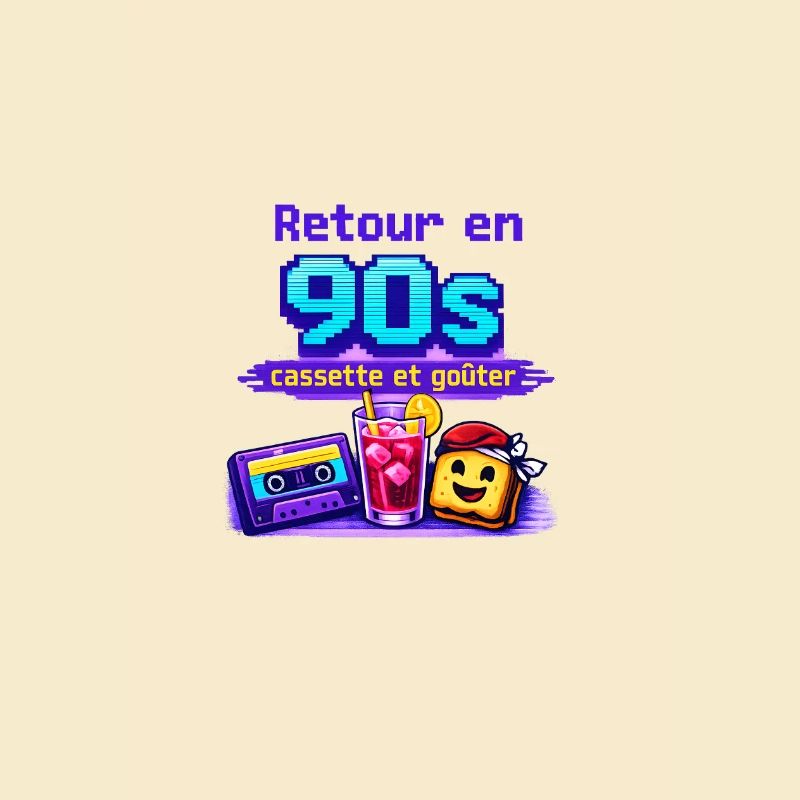 Retour en 90s: cassette et goûter