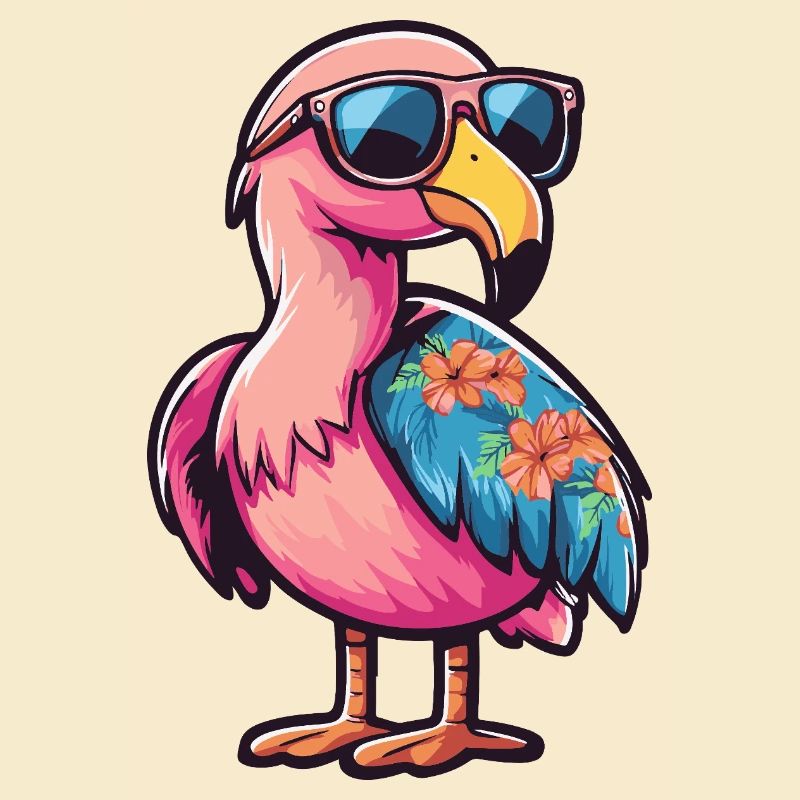 Flamingo Comic Vacation