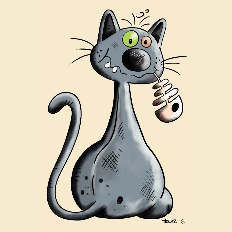 Schwarze Katze