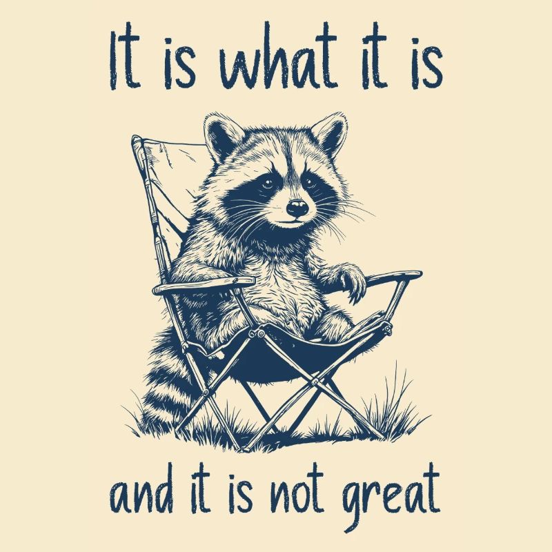 Drôle de raton laveur - c’est ce que c’est