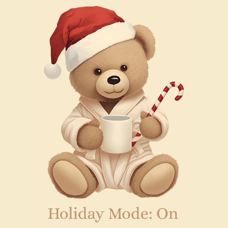 Cozy Teddy Xmas – Mode vacances : Activé