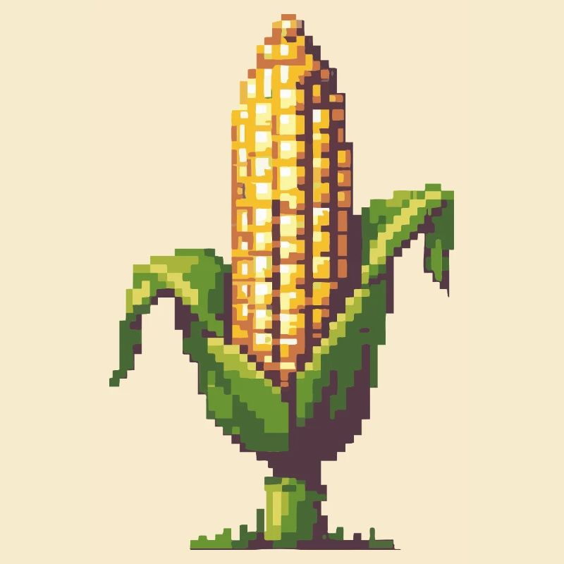 Pixel maïs Pixel Art