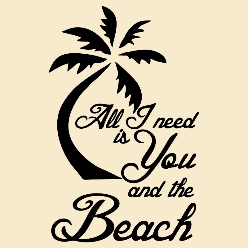 Beach Ferien Strand Urlaub Spruch Geschenk