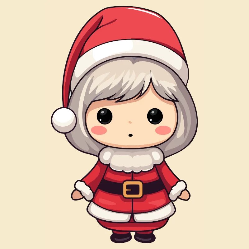 Chibi Santa Mädchen