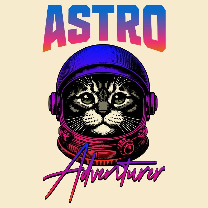 Astronaut Cat Space Helmet - Space Cat