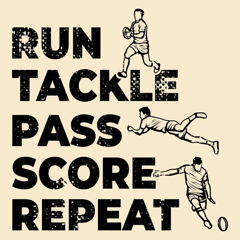Course, Tacle, Passe, Score, Répétition