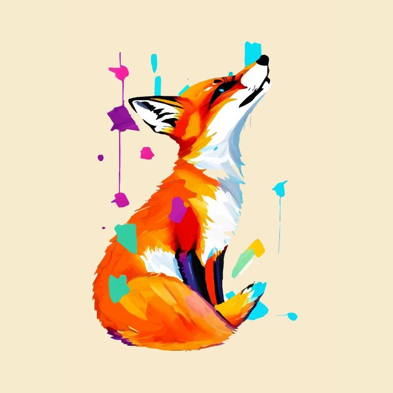 Farbexplosion Fuchs