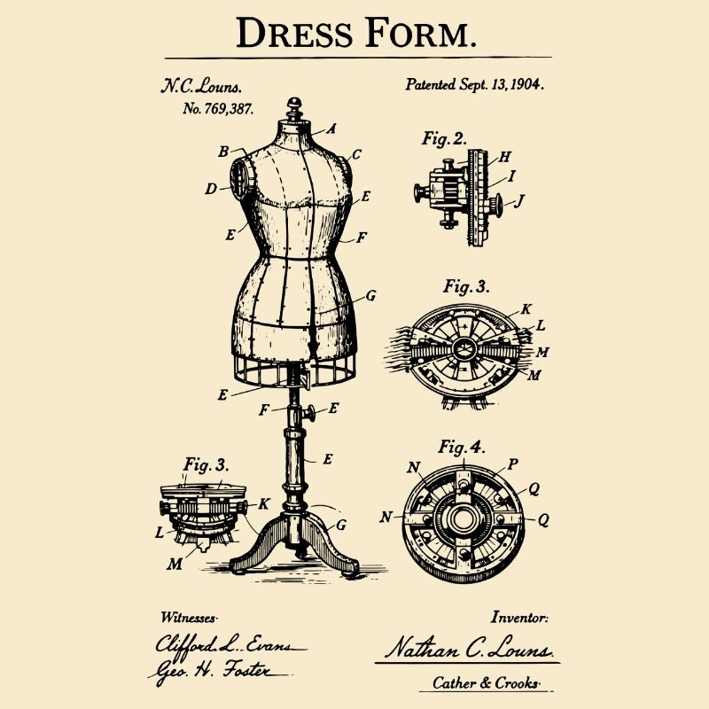 Brevet du plan de mannequin