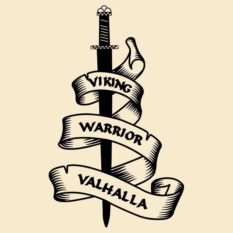 Bannière du drapeau viking