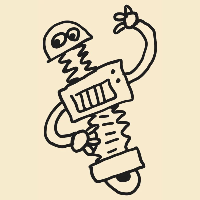 Spiral Cable Robot Drawing