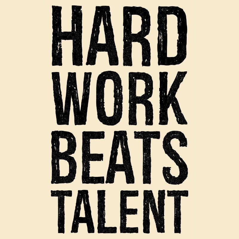 hard work beats talent