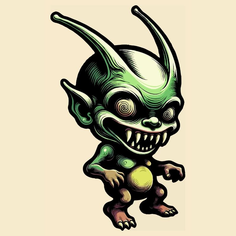 Green Goblin in Retro-Comic Style