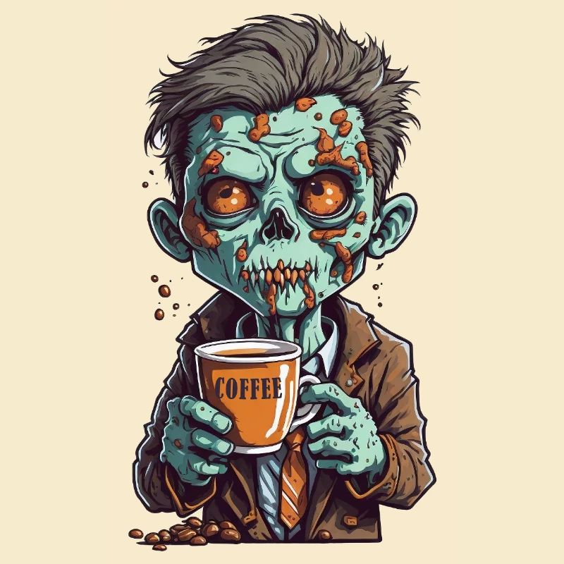 Kaffeemonster  - Koffein Zombie - Morgenmuffel