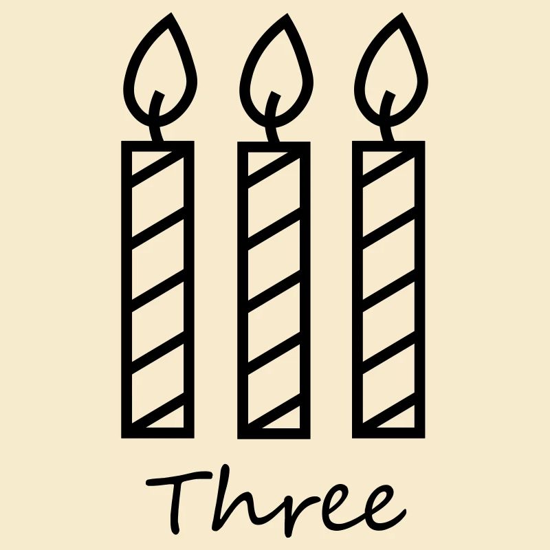Trois bougies