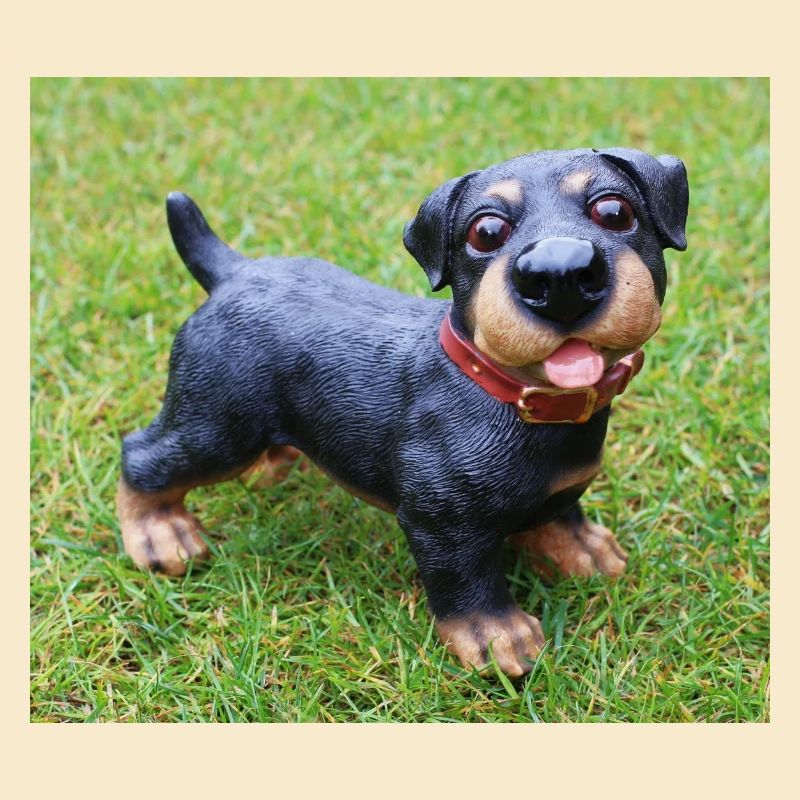 Mignon chiot teckel imprimé