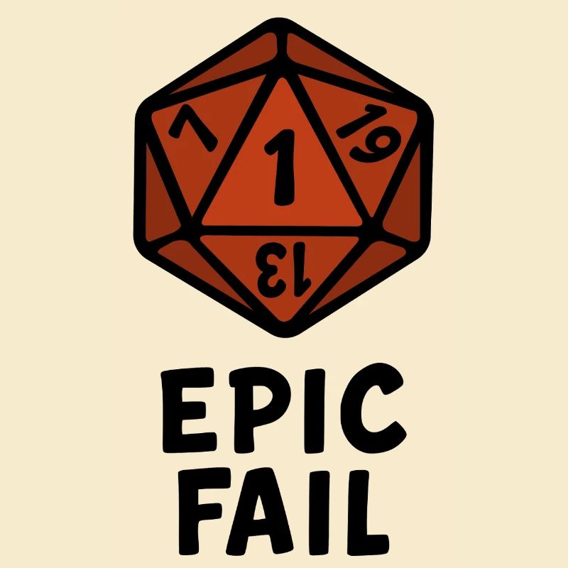 D20 Dés Art de style rétro
