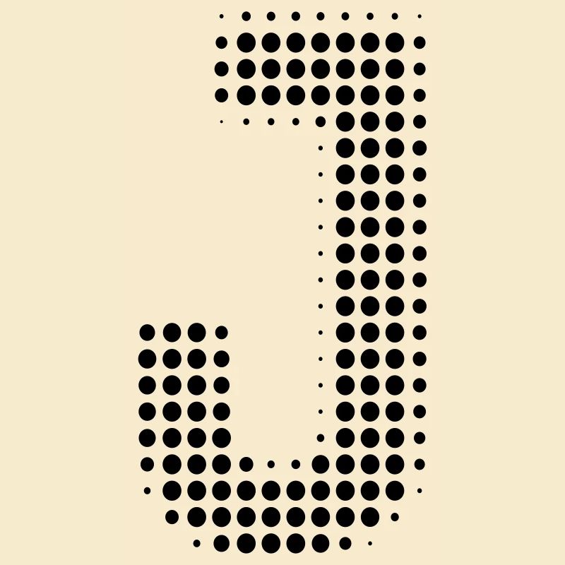 Grille de lettres J