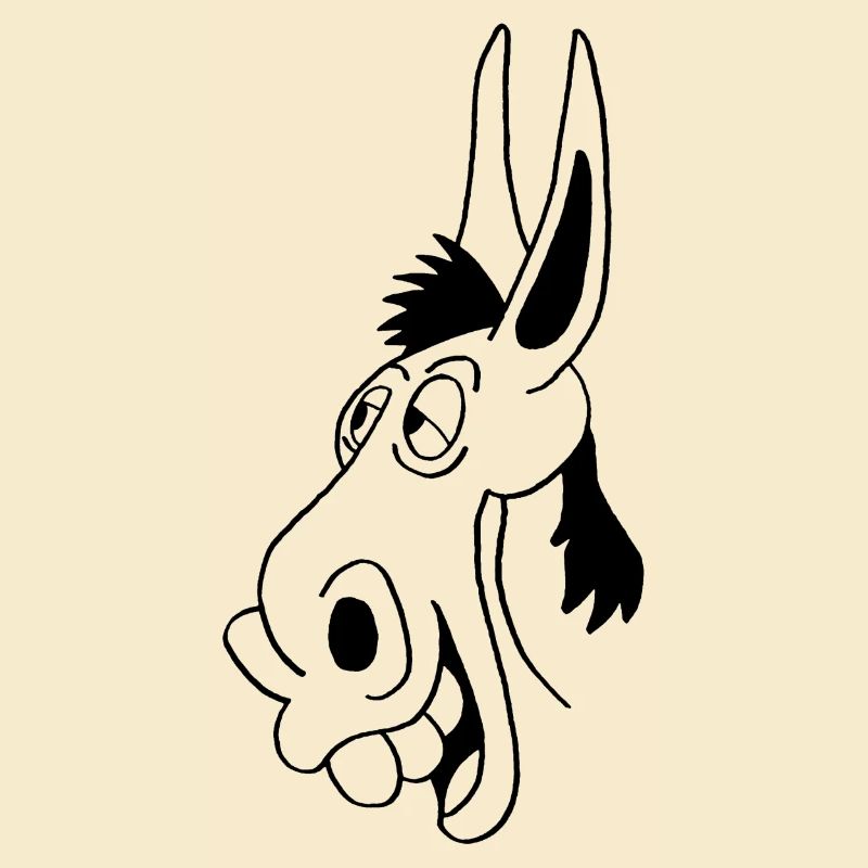 Black donkey