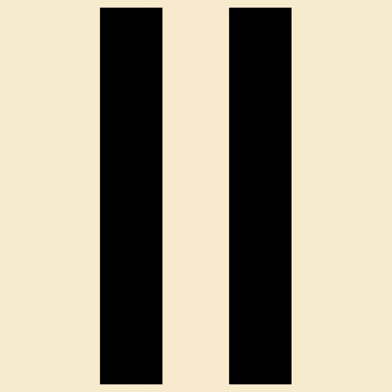 Panneau pause – design minimaliste moderne